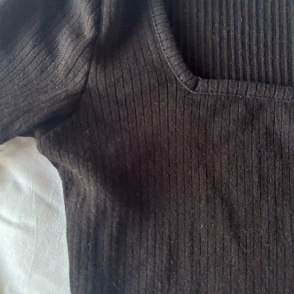 Fashion Nova Ribbed Square Neck Bodycon Midi Dress - Small - Picture 2 of 2